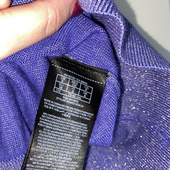 Guess periwinkle doleman sleeve sweater - Picture 8 of 8